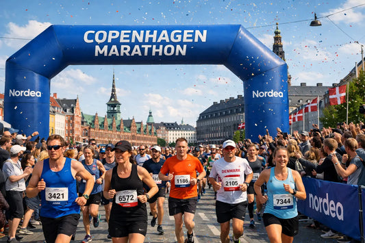 Billedet viser startområdet for Copenhagen Marathon